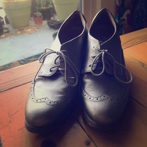 Gold/bronze oxfords by naturalized.